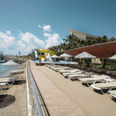 Adin Beach Hotel - Halal All Inclusive Турция, Аланья - отзывы, цены и фото номеров - забронировать отель Adin Beach Hotel - Halal All Inclusive онлайн пляж