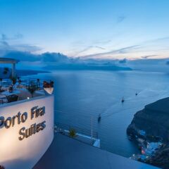 Отель Porto Fira Suites Греция, Остров Санторини - отзывы, цены и фото номеров - забронировать отель Porto Fira Suites онлайн приотельная территория фото 2