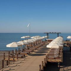 Voyage Belek Golf & Spa Турция, Белек - 9 отзывов об отеле, цены и фото номеров - забронировать отель Voyage Belek Golf & Spa - All Inclusive онлайн пляж фото 2