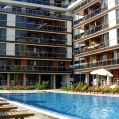 Отель Pomorie Bay Apart Hotel Болгария, Поморие - отзывы, цены и фото номеров - забронировать отель Pomorie Bay Apart Hotel онлайн бассейн фото 2