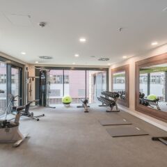 Отель Hampton by Hilton Hamburg City Centre фитнесс-зал фото 2