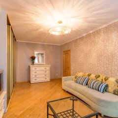 Апартаменты Lakshmi Apartment Novy Arbat Unique комната для гостей фото 4