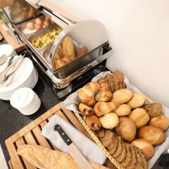 Отель Sleep Inn Düsseldorf Германия, Дюссельдорф - отзывы, цены и фото номеров - забронировать отель Sleep Inn Düsseldorf онлайн питание фото 2