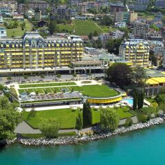 Отель Fairmont Le Montreux Palace пляж
