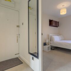 Отель 1 Bedroom Flat In Canary Wharf Великобритания, Лондон - отзывы, цены и фото номеров - забронировать отель 1 Bedroom Flat In Canary Wharf онлайн ванная