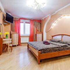 Гостиница Absolut Apartments on Left Bank of Dnipro Украина, Киев - отзывы, цены и фото номеров - забронировать гостиницу Absolut Apartments on Left Bank of Dnipro онлайн комната для гостей фото 5