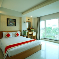 Отель Lucky Star Hotel 146 Nguyen Trai Вьетнам, Хошимин - отзывы, цены и фото номеров - забронировать отель Lucky Star Hotel 146 Nguyen Trai онлайн комната для гостей фото 3
