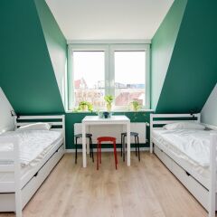 Отель Moon Hostel Польша, Вроцлав - 1 отзыв об отеле, цены и фото номеров - забронировать отель Moon Hostel онлайн комната для гостей фото 2