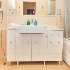 Гостиница Hostels Rus - Polyanka в Москве 1 отзыв об отеле, цены и фото номеров - забронировать гостиницу Hostels Rus - Polyanka онлайн Москва ванная фото 2
