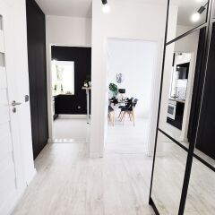 Отель M11 Outstanding Apartment with Balcony Польша, Варшава - отзывы, цены и фото номеров - забронировать отель M11 Outstanding Apartment with Balcony онлайн комната для гостей фото 5
