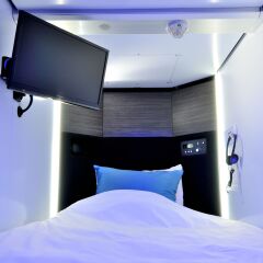 Spa & Capsule Hotel GrandPark-Inn Yokohama комната для гостей