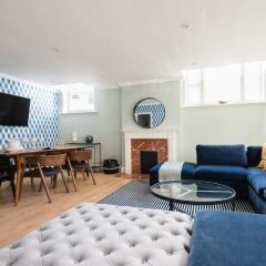 Отель The Kensington Palace Mews - Bright & Modern 6bdr House With Garage Лондон комната для гостей фото 3