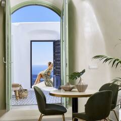 Отель Gitsa Cliff Luxury Villa Греция, Остров Санторини - отзывы, цены и фото номеров - забронировать отель Gitsa Cliff Luxury Villa онлайн комната для гостей фото 4