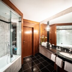 Отель Seaside Park Hotel Leipzig Германия, Лейпциг - 1 отзыв об отеле, цены и фото номеров - забронировать отель Seaside Park Hotel Leipzig онлайн ванная фото 2