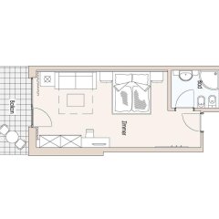 Отель Residence Amelia Тироло комната для гостей