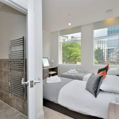 Отель Canal Street Apartments Великобритания, Манчестер - отзывы, цены и фото номеров - забронировать отель Canal Street Apartments онлайн ванная