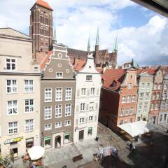 Отель Apartamenty Gdańsk - Apartament Długa II Гданьск балкон