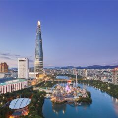 Отель Lotte Hotel World Южная Корея, Сеул - 11 отзывов об отеле, цены и фото номеров - забронировать отель Lotte Hotel World онлайн приотельная территория фото 2
