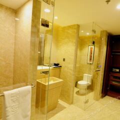 Отель Jinghuquan Business Hotel Китай, Сиань - отзывы, цены и фото номеров - забронировать отель Jinghuquan Business Hotel онлайн ванная фото 2