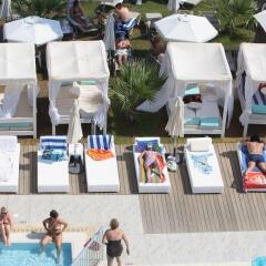 Отель Silver Sands Beach Hotel Кипр, Протарас - 10 отзывов об отеле, цены и фото номеров - забронировать отель Silver Sands Beach Hotel онлайн бассейн фото 2