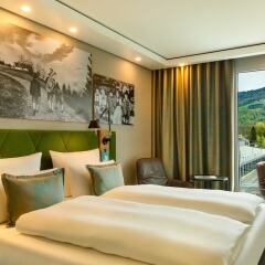 Отель Motel One Salzburg-Süd Австрия, Зальцбург - отзывы, цены и фото номеров - забронировать отель Motel One Salzburg-Süd онлайн комната для гостей фото 5