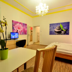 Отель AJO Apartments Messe Австрия, Вена - отзывы, цены и фото номеров - забронировать отель AJO Apartments Messe онлайн интерьер отеля