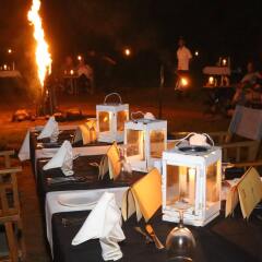 Отель Mahoora Tented Safari Camp All-Inclusive - Yala Шри-Ланка, Катарагама - отзывы, цены и фото номеров - забронировать отель Mahoora Tented Safari Camp All-Inclusive - Yala онлайн питание фото 2