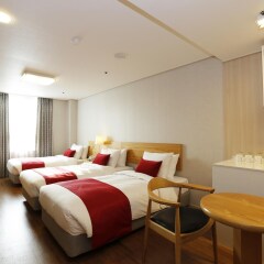 Отель Ramada by Wyndham Seoul Dongdaemun Сеул комната для гостей