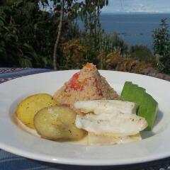 Отель Titicaca Lodge - Isla Amantani Перу, Тилилака - отзывы, цены и фото номеров - забронировать отель Titicaca Lodge - Isla Amantani онлайн питание фото 2