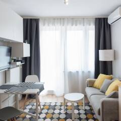 Отель WE Apartments Польша, Варшава - отзывы, цены и фото номеров - забронировать отель WE Apartments онлайн комната для гостей фото 4