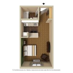 Отель Extended Stay America Columbus - North Колумбус ванная