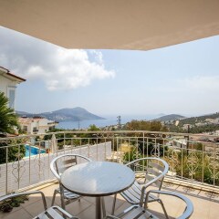 Villa Monte by Akdenizvillam Турция, Калкан - отзывы, цены и фото номеров - забронировать отель Villa Monte by Akdenizvillam онлайн балкон