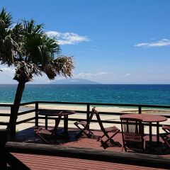 Отель Marine Blue Yakushima Якусима приотельная территория