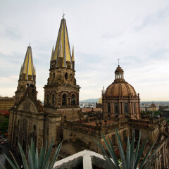 Отель One Guadalajara Centro Historico Мексика, Гвадалахара - отзывы, цены и фото номеров - забронировать отель One Guadalajara Centro Historico онлайн балкон