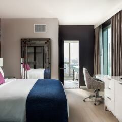Отель Indigo Los Angeles Downtown, an IHG Hotel США, Лос-Анджелес - отзывы, цены и фото номеров - забронировать отель Indigo Los Angeles Downtown, an IHG Hotel онлайн комната для гостей фото 5