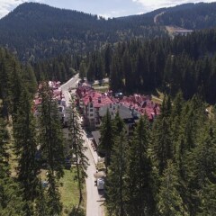 Апартаменты Green Life Family Apartments Pamporovo Пампорово приотельная территория