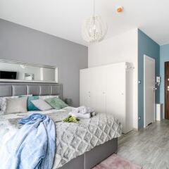 Отель Aparthotel Pawia Deluxe Польша, Варшава - отзывы, цены и фото номеров - забронировать отель Aparthotel Pawia Deluxe онлайн комната для гостей фото 3
