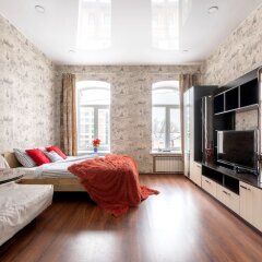 Апартаменты RentalSPb 3 Studio at Goncharnaya комната для гостей фото 5