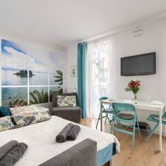 Апартаменты P&O Apartments Kasprzaka комната для гостей