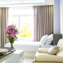 Апартаменты Nha Trang Luxury Serviced Apartment комната для гостей фото 3