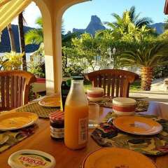 Отель Villa Oramarama - Moorea Французская Полинезия, Папеэте - отзывы, цены и фото номеров - забронировать отель Villa Oramarama - Moorea онлайн питание фото 3
