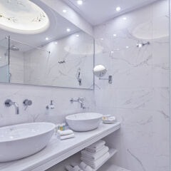 Отель AVA Hotel & Suites Греция, Афины - отзывы, цены и фото номеров - забронировать отель AVA Hotel & Suites онлайн ванная фото 2