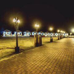 Отель Regency Sealine Camp Катар, Месайед - отзывы, цены и фото номеров - забронировать отель Regency Sealine Camp онлайн приотельная территория