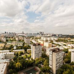 Отель Maxrealty24 Khoroshovskoe Shosse Deluxe Москва балкон