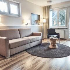 Отель Serviced Apartments by Solaria Швейцария, Давос - 1 отзыв об отеле, цены и фото номеров - забронировать отель Serviced Apartments by Solaria онлайн комната для гостей фото 5