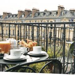 Hotel du Danube Saint Germain балкон