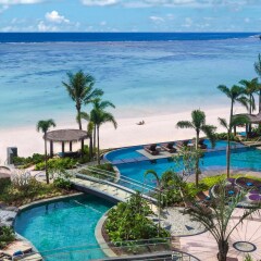 Отель Dusit Thani Guam Resort США, Тамунинг - 1 отзыв об отеле, цены и фото номеров - забронировать отель Dusit Thani Guam Resort онлайн пляж