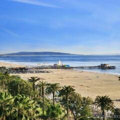 Fairmont Miramar Hotel & Bungalows Санта-Моника пляж