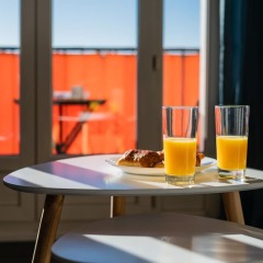 Отель Appartement moderne et convivial Франция, Ницца - отзывы, цены и фото номеров - забронировать отель Appartement moderne et convivial онлайн балкон