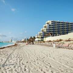 Отель Crown Paradise Club Cancun - Todo Incluido пляж фото 2